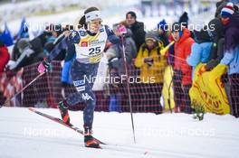 28.01.2023, Les Rousses, France (FRA): Rosie Brennan (USA) - FIS world cup cross-country, individual sprint, Les Rousses (FRA). www.nordicfocus.com. © Thibaut/NordicFocus. Every downloaded picture is fee-liable.