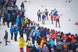28.01.2023, Les Rousses, France (FRA): Federico Pellegrino (ITA), Oskar Svensson (SWE), Antoine Cyr (CAN), Michal Novak (CZE), Niilo Moilanen (FIN), Paal Golberg (NOR), (l-r)  - FIS world cup cross-country, individual sprint, Les Rousses (FRA). www.nordicfocus.com. © Thibaut/NordicFocus. Every downloaded picture is fee-liable.