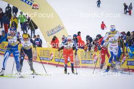 28.01.2023, Les Rousses, France (FRA): Coletta Rydzek (GER), Tereza Beranova (CZE), (l-r) Le Gruyere  - FIS world cup cross-country, individual sprint, Les Rousses (FRA). www.nordicfocus.com. © Thibaut/NordicFocus. Every downloaded picture is fee-liable.