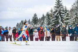 28.01.2023, Les Rousses, France (FRA): Moa Lundgren (SWE) - FIS world cup cross-country, individual sprint, Les Rousses (FRA). www.nordicfocus.com. © Authamayou/NordicFocus. Every downloaded picture is fee-liable.