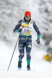 28.01.2023, Les Rousses, France (FRA): Samuel Uduigowme Ikpefan (NGR) - FIS world cup cross-country, individual sprint, Les Rousses (FRA). www.nordicfocus.com. © Thibaut/NordicFocus. Every downloaded picture is fee-liable.
