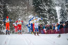28.01.2023, Les Rousses, France (FRA): Marcus Grate (SWE) - FIS world cup cross-country, individual sprint, Les Rousses (FRA). www.nordicfocus.com. © Authamayou/NordicFocus. Every downloaded picture is fee-liable.