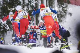 28.01.2023, Les Rousses, France (FRA): Sivert Wiig (NOR), Ludek Seller (CZE), (l-r)  - FIS world cup cross-country, individual sprint, Les Rousses (FRA). www.nordicfocus.com. © Thibaut/NordicFocus. Every downloaded picture is fee-liable.