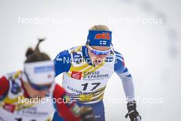28.01.2023, Les Rousses, France (FRA): Anne Kyllonen (FIN) - FIS world cup cross-country, individual sprint, Les Rousses (FRA). www.nordicfocus.com. © Thibaut/NordicFocus. Every downloaded picture is fee-liable.