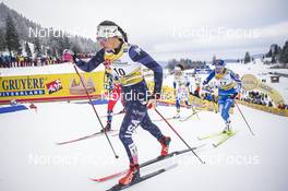 28.01.2023, Les Rousses, France (FRA): Julia Kern (USA) - FIS world cup cross-country, individual sprint, Les Rousses (FRA). www.nordicfocus.com. © Thibaut/NordicFocus. Every downloaded picture is fee-liable.