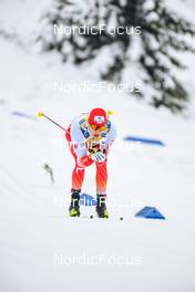 28.01.2023, Les Rousses, France (FRA): Kamil Bury (POL) - FIS world cup cross-country, individual sprint, Les Rousses (FRA). www.nordicfocus.com. © Authamayou/NordicFocus. Every downloaded picture is fee-liable.