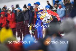 28.01.2023, Les Rousses, France (FRA): Jules Chappaz (FRA) - FIS world cup cross-country, individual sprint, Les Rousses (FRA). www.nordicfocus.com. © Thibaut/NordicFocus. Every downloaded picture is fee-liable.