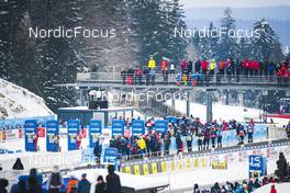 28.01.2023, Les Rousses, France (FRA): Lucas Chanavat (FRA), Federico Pellegrino (ITA), Haavard Solaas Taugboel (NOR), Marcus Grate (SWE), Ben Ogden (USA), (l-r)  - FIS world cup cross-country, individual sprint, Les Rousses (FRA). www.nordicfocus.com. © Thibaut/NordicFocus. Every downloaded picture is fee-liable.