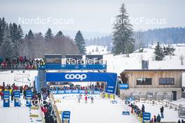 28.01.2023, Les Rousses, France (FRA): Jonna Sundling (SWE), Kristine Stavaas Skistad (NOR), Laura Gimmler (GER), (l-r)  - FIS world cup cross-country, individual sprint, Les Rousses (FRA). www.nordicfocus.com. © Thibaut/NordicFocus. Every downloaded picture is fee-liable.