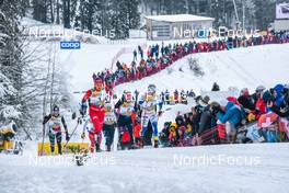 28.01.2023, Les Rousses, France (FRA): Kristine Stavaas Skistad (NOR), Laura Gimmler (GER), Jonna Sundling (SWE), (l-r)  - FIS world cup cross-country, individual sprint, Les Rousses (FRA). www.nordicfocus.com. © Authamayou/NordicFocus. Every downloaded picture is fee-liable.