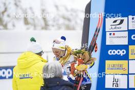 28.01.2023, Les Rousses, France (FRA): Le Gruyere, Emma Ribom (SWE) - FIS world cup cross-country, individual sprint, Les Rousses (FRA). www.nordicfocus.com. © Thibaut/NordicFocus. Every downloaded picture is fee-liable.