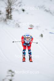 28.01.2023, Les Rousses, France (FRA): Sivert Wiig (NOR) - FIS world cup cross-country, individual sprint, Les Rousses (FRA). www.nordicfocus.com. © Authamayou/NordicFocus. Every downloaded picture is fee-liable.