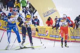 28.01.2023, Les Rousses, France (FRA): Coletta Rydzek (GER), Tereza Beranova (CZE), (l-r)  - FIS world cup cross-country, individual sprint, Les Rousses (FRA). www.nordicfocus.com. © Thibaut/NordicFocus. Every downloaded picture is fee-liable.
