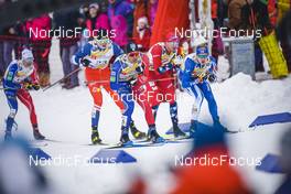 28.01.2023, Les Rousses, France (FRA): Richard Jouve (FRA), Olli Ahonen (FIN), (l-r)  - FIS world cup cross-country, individual sprint, Les Rousses (FRA). www.nordicfocus.com. © Thibaut/NordicFocus. Every downloaded picture is fee-liable.
