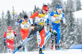 28.01.2023, Les Rousses, France (FRA): Antoine Cyr (CAN) - FIS world cup cross-country, individual sprint, Les Rousses (FRA). www.nordicfocus.com. © Authamayou/NordicFocus. Every downloaded picture is fee-liable.