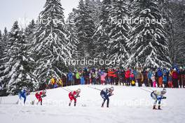 28.01.2023, Les Rousses, France (FRA):  Feature: Public of womens race - FIS world cup cross-country, individual sprint, Les Rousses (FRA). www.nordicfocus.com. © Thibaut/NordicFocus. Every downloaded picture is fee-liable.