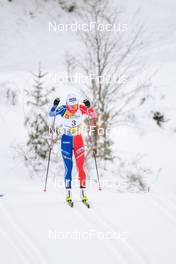 28.01.2023, Les Rousses, France (FRA): Lena Quintin (FRA) - FIS world cup cross-country, individual sprint, Les Rousses (FRA). www.nordicfocus.com. © Authamayou/NordicFocus. Every downloaded picture is fee-liable.
