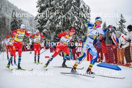 28.01.2023, Les Rousses, France (FRA): Erik Valnes (NOR) - FIS world cup cross-country, individual sprint, Les Rousses (FRA). www.nordicfocus.com. © Authamayou/NordicFocus. Every downloaded picture is fee-liable.