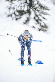 28.01.2023, Les Rousses, France (FRA): Kevin Bolger (USA) - FIS world cup cross-country, individual sprint, Les Rousses (FRA). www.nordicfocus.com. © Authamayou/NordicFocus. Every downloaded picture is fee-liable.