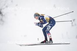 28.01.2023, Les Rousses, France (FRA): Hailey Swirbul (USA) - FIS world cup cross-country, individual sprint, Les Rousses (FRA). www.nordicfocus.com. © Thibaut/NordicFocus. Every downloaded picture is fee-liable.