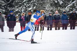 28.01.2023, Les Rousses, France (FRA): Krista Parmakoski (FIN) - FIS world cup cross-country, individual sprint, Les Rousses (FRA). www.nordicfocus.com. © Thibaut/NordicFocus. Every downloaded picture is fee-liable.