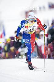 28.01.2023, Les Rousses, France (FRA): Renaud Jay (FRA) - FIS world cup cross-country, individual sprint, Les Rousses (FRA). www.nordicfocus.com. © Thibaut/NordicFocus. Every downloaded picture is fee-liable.