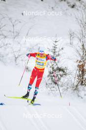 28.01.2023, Les Rousses, France (FRA): Johannes Hoesflot Klaebo (NOR) - FIS world cup cross-country, individual sprint, Les Rousses (FRA). www.nordicfocus.com. © Authamayou/NordicFocus. Every downloaded picture is fee-liable.