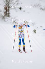 28.01.2023, Les Rousses, France (FRA): Emma Ribom (SWE) - FIS world cup cross-country, individual sprint, Les Rousses (FRA). www.nordicfocus.com. © Authamayou/NordicFocus. Every downloaded picture is fee-liable.