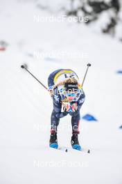 28.01.2023, Les Rousses, France (FRA): Jessie Diggins (USA) - FIS world cup cross-country, individual sprint, Les Rousses (FRA). www.nordicfocus.com. © Authamayou/NordicFocus. Every downloaded picture is fee-liable.