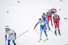 28.01.2023, Les Rousses, France (FRA): Jasmi Joensuu (FIN), Ane Appelkvist Stenseth (NOR), (l-r)  - FIS world cup cross-country, individual sprint, Les Rousses (FRA). www.nordicfocus.com. © Thibaut/NordicFocus. Every downloaded picture is fee-liable.