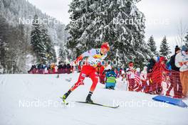28.01.2023, Les Rousses, France (FRA): Kamil Bury (POL) - FIS world cup cross-country, individual sprint, Les Rousses (FRA). www.nordicfocus.com. © Authamayou/NordicFocus. Every downloaded picture is fee-liable.