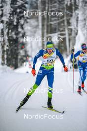 29.01.2023, Les Rousses, France (FRA): Miha Licef (SLO) - FIS world cup cross-country, mass, Les Rousses (FRA). www.nordicfocus.com. © Authamayou/NordicFocus. Every downloaded picture is fee-liable.