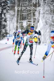 29.01.2023, Les Rousses, France (FRA): Simone Dapra (ITA) - FIS world cup cross-country, mass, Les Rousses (FRA). www.nordicfocus.com. © Authamayou/NordicFocus. Every downloaded picture is fee-liable.