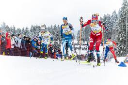 29.01.2023, Les Rousses, France (FRA): Linn Svahn (SWE), Anne Kyllonen (FIN), (l-r)  - FIS world cup cross-country, mass, Les Rousses (FRA). www.nordicfocus.com. © Thibaut/NordicFocus. Every downloaded picture is fee-liable.