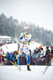29.01.2023, Les Rousses, France (FRA): Linn Svahn (SWE) - FIS world cup cross-country, mass, Les Rousses (FRA). www.nordicfocus.com. © Authamayou/NordicFocus. Every downloaded picture is fee-liable.