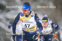 29.01.2023, Les Rousses, France (FRA): Jonas Dobler (GER) - FIS world cup cross-country, mass, Les Rousses (FRA). www.nordicfocus.com. © Thibaut/NordicFocus. Every downloaded picture is fee-liable.