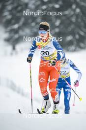 29.01.2023, Les Rousses, France (FRA): Katerina Janatova (CZE) - FIS world cup cross-country, mass, Les Rousses (FRA). www.nordicfocus.com. © Authamayou/NordicFocus. Every downloaded picture is fee-liable.