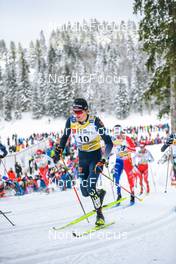 29.01.2023, Les Rousses, France (FRA): Friedrich Moch (GER) - FIS world cup cross-country, mass, Les Rousses (FRA). www.nordicfocus.com. © Authamayou/NordicFocus. Every downloaded picture is fee-liable.