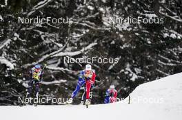 29.01.2023, Les Rousses, France (FRA): Lena Quintin (FRA), Francesca Franchi (ITA), (l-r)  - FIS world cup cross-country, mass, Les Rousses (FRA). www.nordicfocus.com. © Thibaut/NordicFocus. Every downloaded picture is fee-liable.