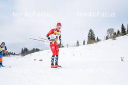 29.01.2023, Les Rousses, France (FRA): Simen Hegstad Krueger (NOR) - FIS world cup cross-country, mass, Les Rousses (FRA). www.nordicfocus.com. © Authamayou/NordicFocus. Every downloaded picture is fee-liable.