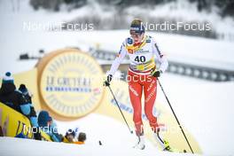 29.01.2023, Les Rousses, France (FRA): Lea Fischer (SUI) - FIS world cup cross-country, mass, Les Rousses (FRA). www.nordicfocus.com. © Authamayou/NordicFocus. Every downloaded picture is fee-liable.