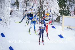 29.01.2023, Les Rousses, France (FRA): Ristomatti Hakola (FIN), Finn O Connell (USA), (l-r)  - FIS world cup cross-country, mass, Les Rousses (FRA). www.nordicfocus.com. © Thibaut/NordicFocus. Every downloaded picture is fee-liable.