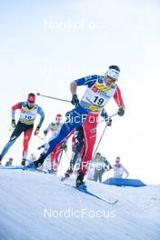29.01.2023, Les Rousses, France (FRA): Clement Parisse (FRA) - FIS world cup cross-country, mass, Les Rousses (FRA). www.nordicfocus.com. © Authamayou/NordicFocus. Every downloaded picture is fee-liable.