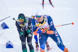 29.01.2023, Les Rousses, France (FRA): Samuel Uduigowme Ikpefan (NGR) - FIS world cup cross-country, mass, Les Rousses (FRA). www.nordicfocus.com. © Thibaut/NordicFocus. Every downloaded picture is fee-liable.