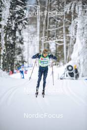 29.01.2023, Les Rousses, France (FRA): Ben Ogden (USA) - FIS world cup cross-country, mass, Les Rousses (FRA). www.nordicfocus.com. © Authamayou/NordicFocus. Every downloaded picture is fee-liable.