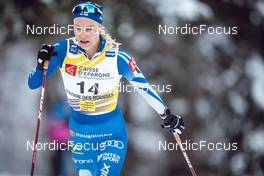 29.01.2023, Les Rousses, France (FRA): Anne Kyllonen (FIN) - FIS world cup cross-country, mass, Les Rousses (FRA). www.nordicfocus.com. © Thibaut/NordicFocus. Every downloaded picture is fee-liable.