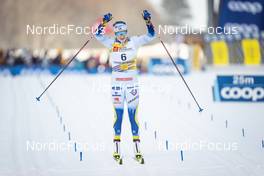 29.01.2023, Les Rousses, France (FRA): Ebba Andersson (SWE) - FIS world cup cross-country, mass, Les Rousses (FRA). www.nordicfocus.com. © Thibaut/NordicFocus. Every downloaded picture is fee-liable.