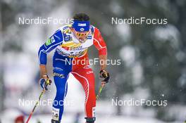 29.01.2023, Les Rousses, France (FRA): Hugo Lapalus (FRA) - FIS world cup cross-country, mass, Les Rousses (FRA). www.nordicfocus.com. © Thibaut/NordicFocus. Every downloaded picture is fee-liable.