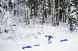 29.01.2023, Les Rousses, France (FRA): Sarah Goble (USA) - FIS world cup cross-country, mass, Les Rousses (FRA). www.nordicfocus.com. © Thibaut/NordicFocus. Every downloaded picture is fee-liable.