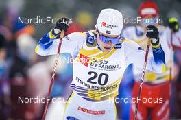 29.01.2023, Les Rousses, France (FRA): Eric Rosjoe (SWE) - FIS world cup cross-country, mass, Les Rousses (FRA). www.nordicfocus.com. © Thibaut/NordicFocus. Every downloaded picture is fee-liable.
